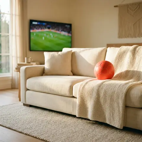 Live football / soccer stadium action in 4K — sports category cover